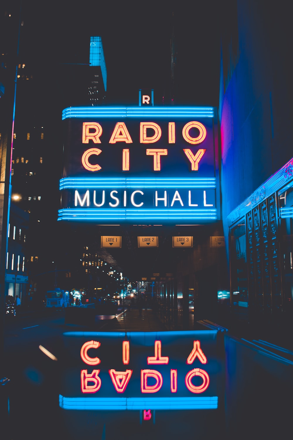 Radio City Music Hall LED signage