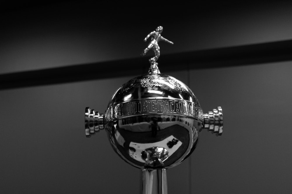 a close-up of a trophy