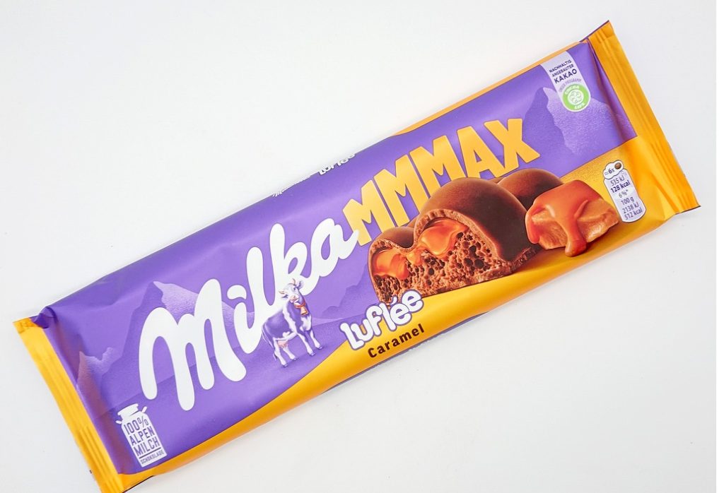 chocolate Milka MMMAX Luflée Caramel