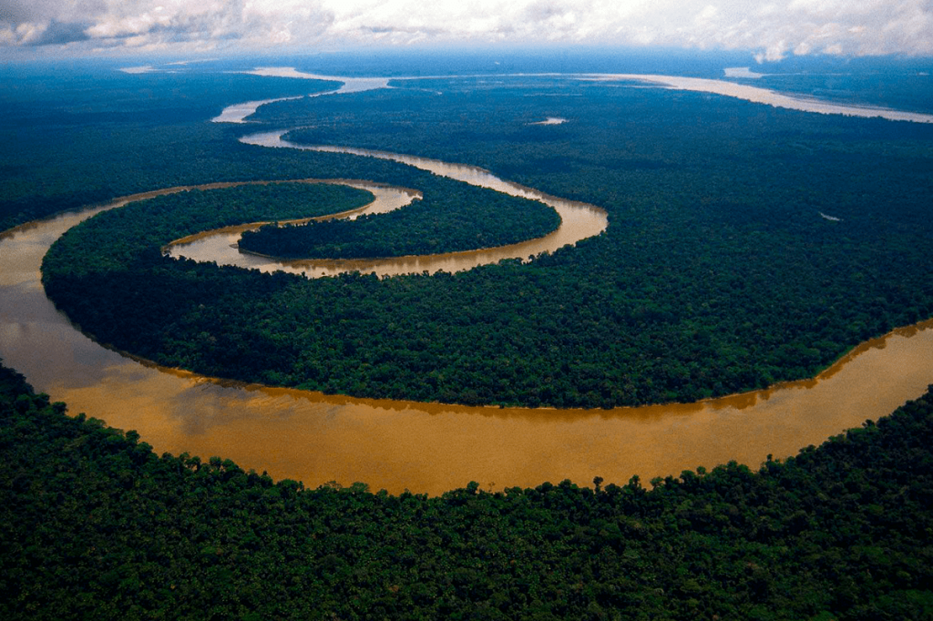 El río Amazonas, el más largo del mundo