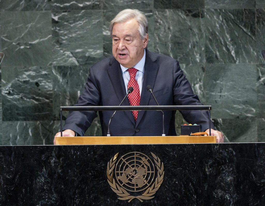El Secretario General, António Guterres