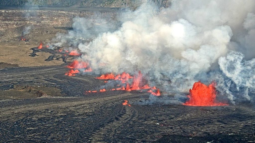 erupción del volcán Kilauea